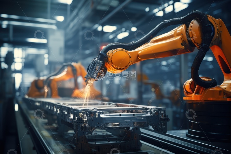 高清大图下载【趣麦麦图】自动化生产车间1