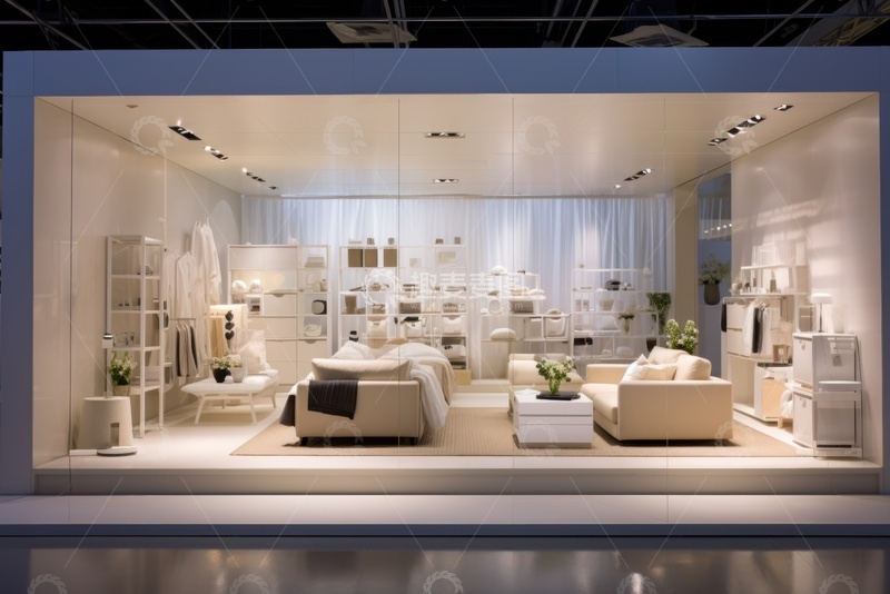 高清大图下载【趣麦麦图】家居展厅室内建筑