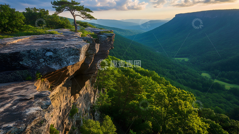 高清大图下载【趣麦麦图】高山山崖风景2