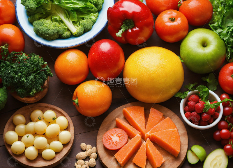 高清大图下载【趣麦麦图】生鲜电商满意客户场景AI插画高清图片素材3