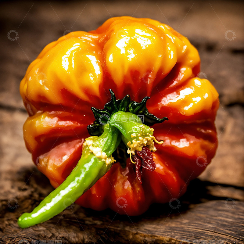 高清大图下载【趣麦麦图】-末日辣椒特立尼达象牙150万辣AI插画图4