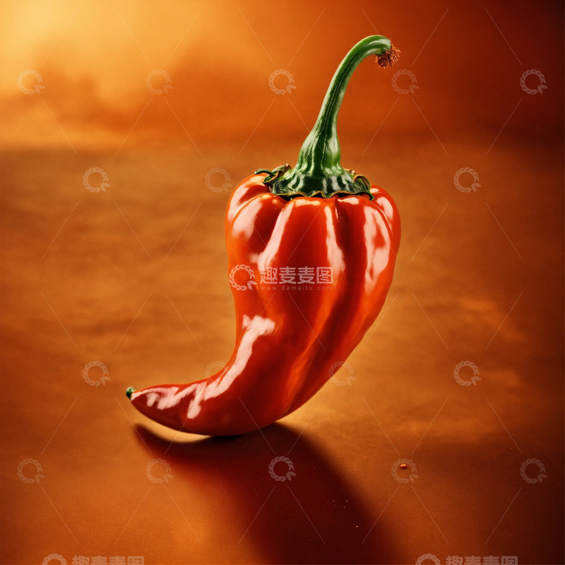高清大图下载【趣麦麦图】辣味浓郁独具风味的哈瓦那辣椒AI插画高清4
