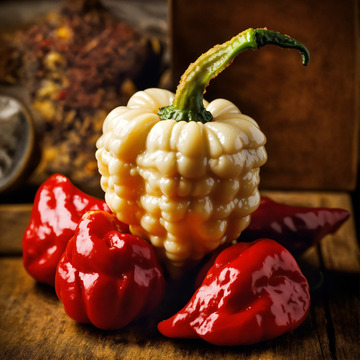 末日辣椒特立尼达象牙150万辣AI插画图1
