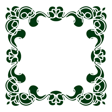 中式花纹底纹边框画框