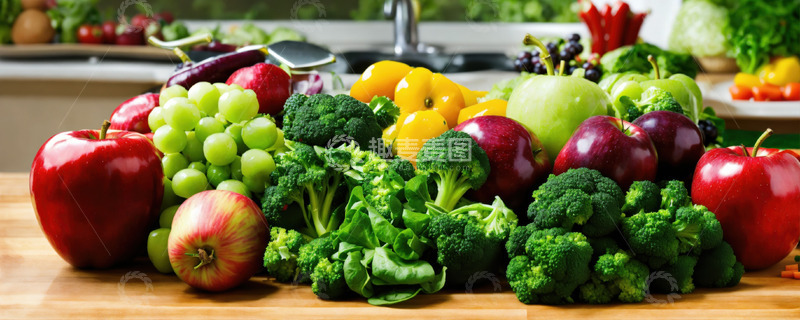 高清大图下载【趣麦麦图】减肥饮食调整元素AI插画高清图片素材