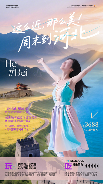 河北旅游宣传海报