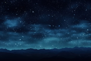 水墨深色星空背景