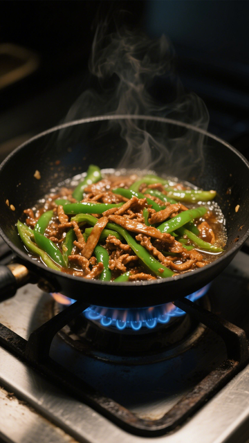 青椒肉丝家常烟火味1