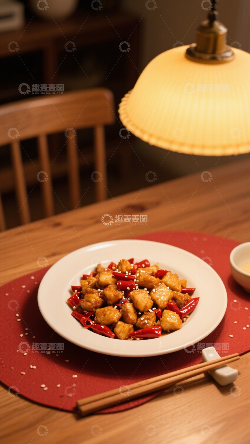 高清大图下载【趣麦麦图】辣子鸡丁香辣够味4