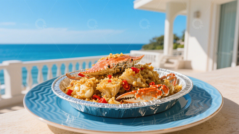 高清大图下载【趣麦麦图】蒜蓉蟹鲜美好滋味7