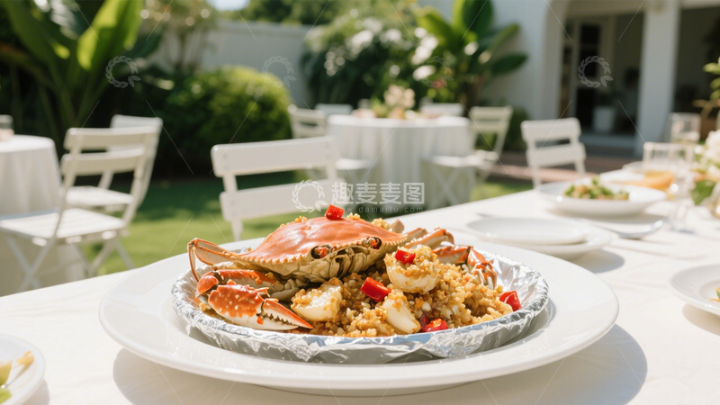 高清大图下载【趣麦麦图】蒜蓉蟹鲜美好滋味6