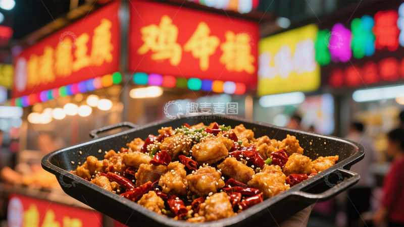 高清大图下载【趣麦麦图】辣子鸡丁香辣够味5