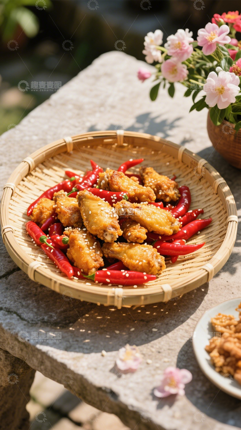 高清大图下载【趣麦麦图】辣子鸡丁香辣够味2