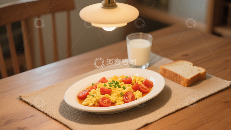 高清大图下载【趣麦麦图】番茄炒蛋家常美味7