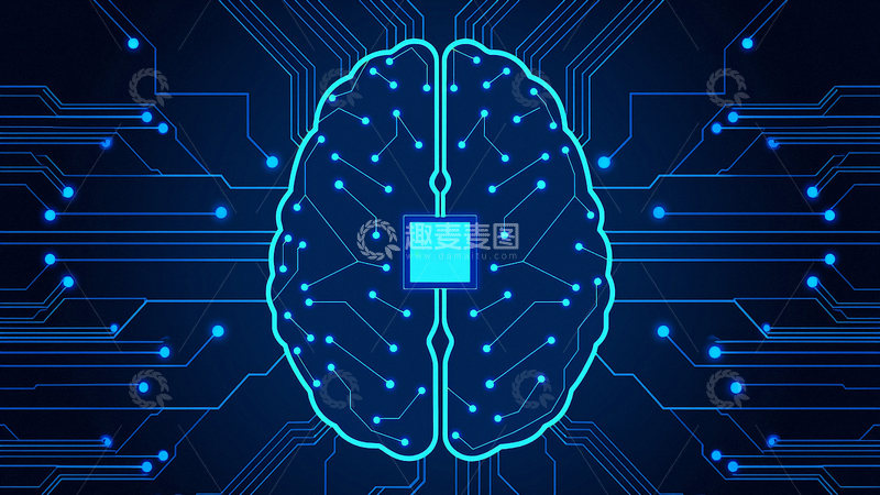 高清大图下载【趣麦麦图】蓝色科技背景51