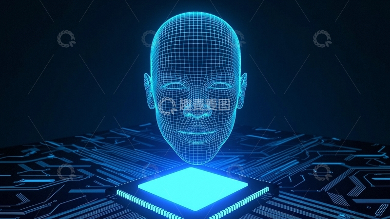 高清大图下载【趣麦麦图】蓝色科技背景11