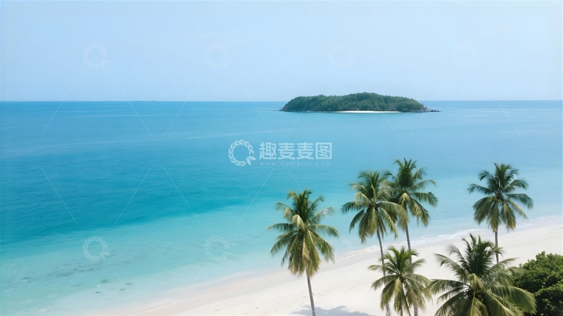 高清大图下载【趣麦麦图】热带海岛的宁静假日2
