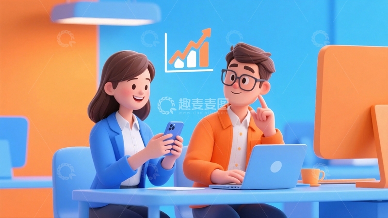 高清大图下载【趣麦麦图】商务办公人物素材