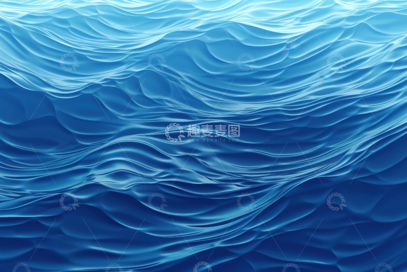 大海蓝色波纹背景