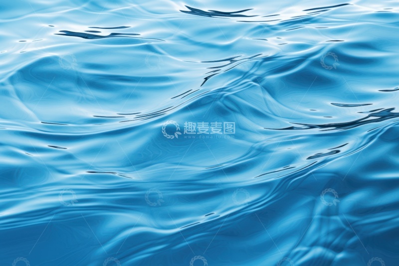 大海蓝色波浪背景