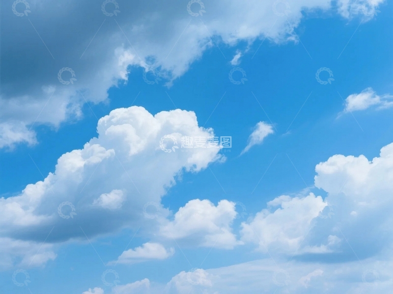 高清大图下载【趣麦麦图】夏日里的蓝天白云2
