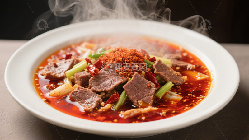 高清大图下载【趣麦麦图】香辣水煮牛肉5