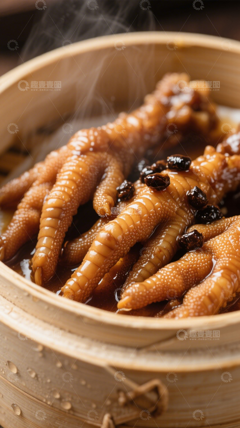 高清大图下载【趣麦麦图】豉香蒸凤爪2
