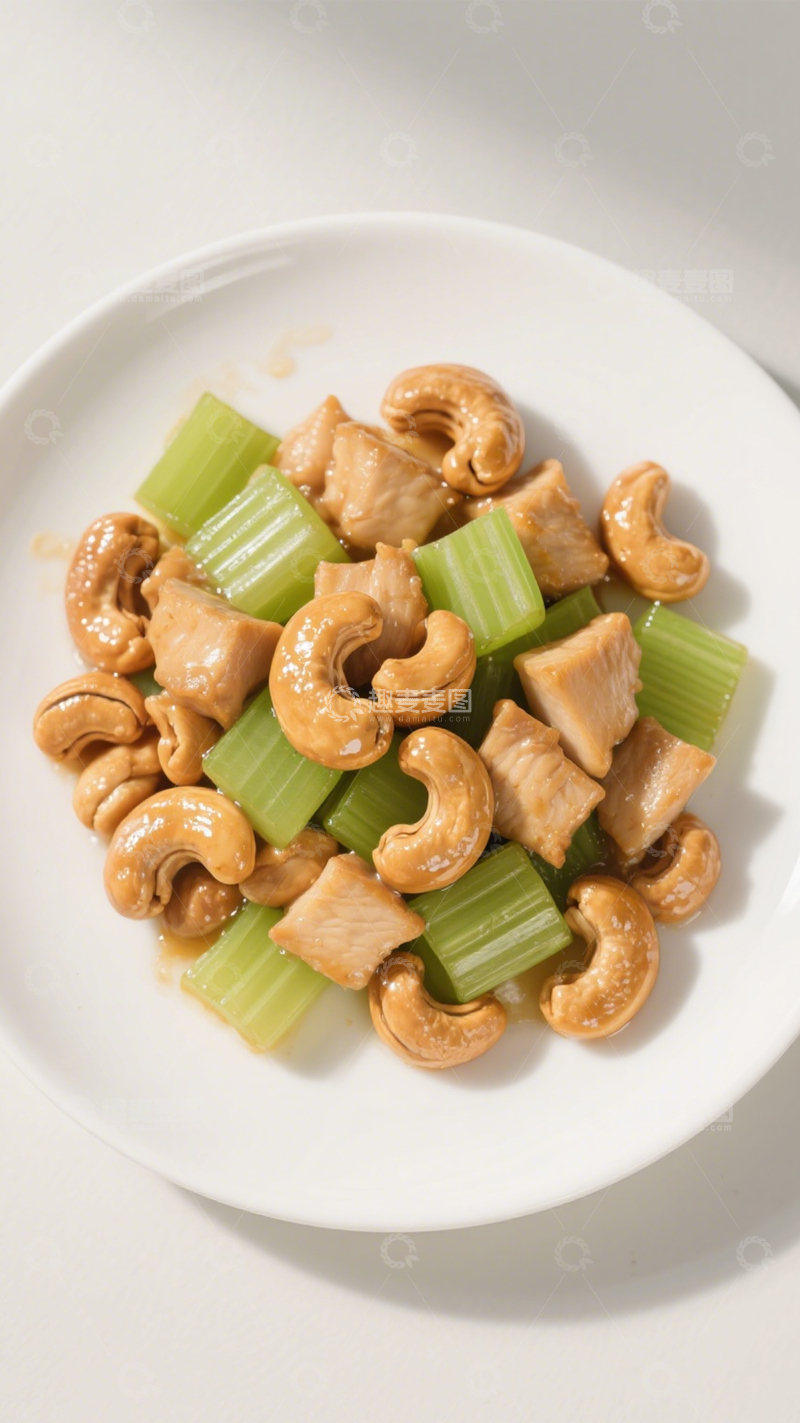 高清大图下载【趣麦麦图】腰果鸡丁香脆下饭3