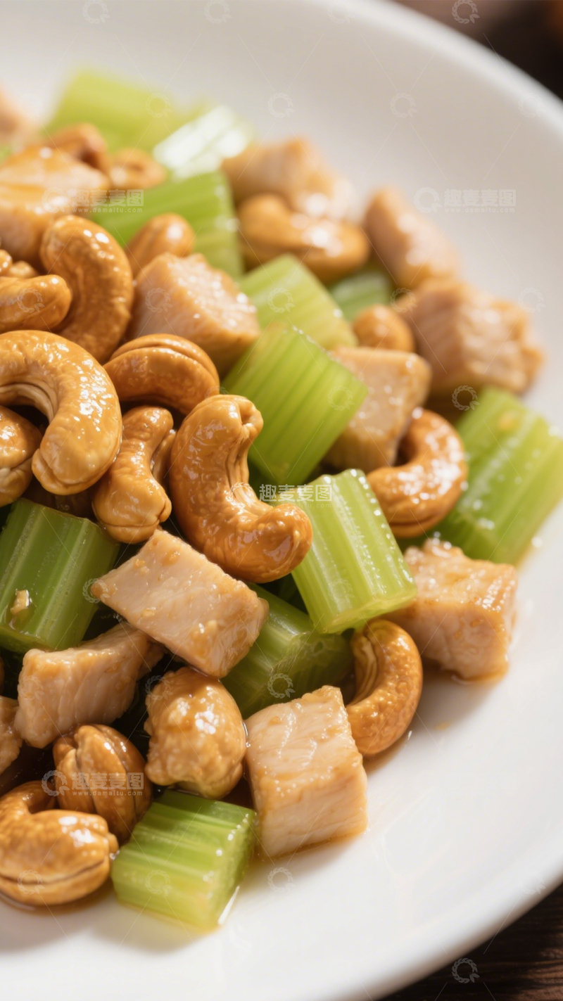 高清大图下载【趣麦麦图】腰果鸡丁香脆下饭2