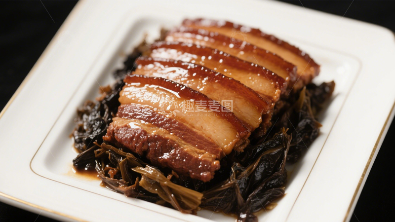 高清大图下载【趣麦麦图】梅菜扣肉5