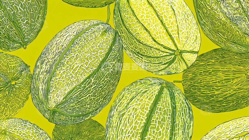 高清大图下载【趣麦麦图】香瓜  甜瓜 水果7