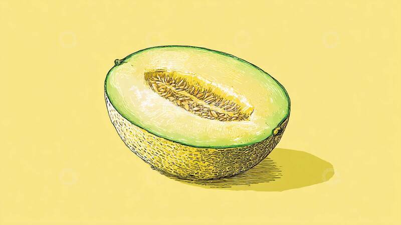 高清大图下载【趣麦麦图】香瓜  甜瓜 水果1