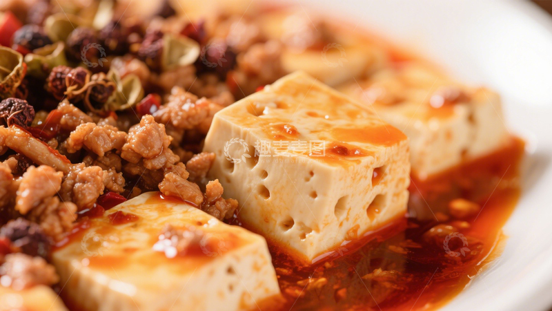 高清大图下载【趣麦麦图】麻辣肉末豆腐8