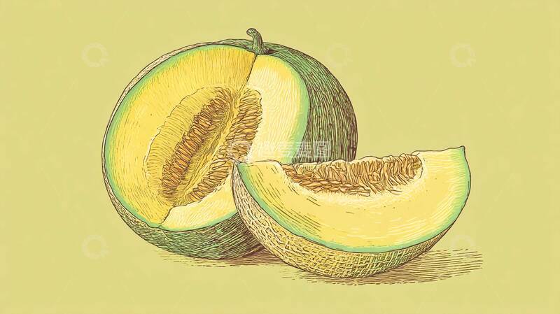 高清大图下载【趣麦麦图】香瓜  甜瓜 水果8