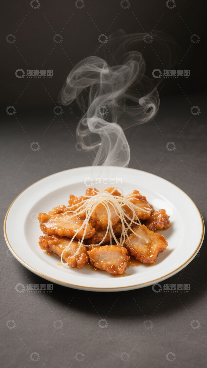 高清大图下载【趣麦麦图】金丝香酥肉3