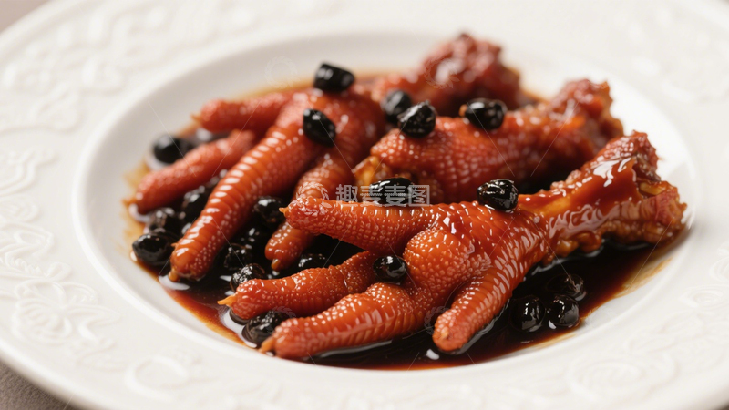 高清大图下载【趣麦麦图】豉香蒸凤爪5