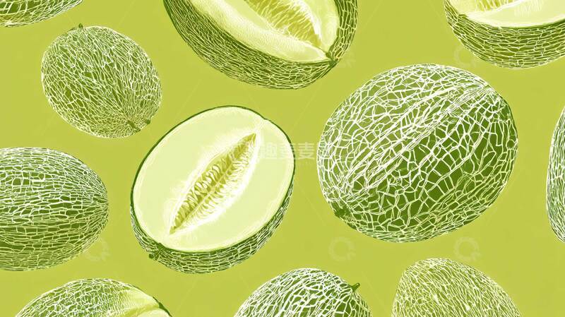 高清大图下载【趣麦麦图】香瓜  甜瓜 水果2