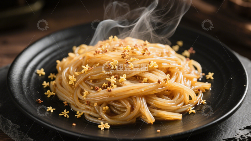 高清大图下载【趣麦麦图】香气四溢桂花炒面6