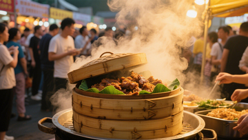 荷叶糯米蒸肉饭7