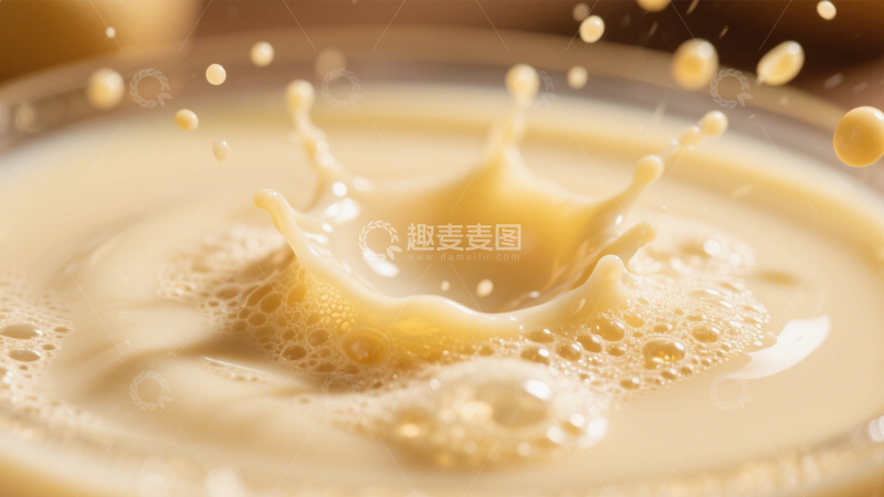 高清大图下载【趣麦麦图】热饮豆浆3