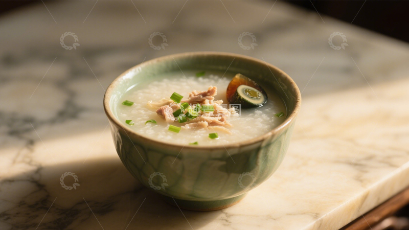 高清大图下载【趣麦麦图】皮蛋瘦肉粥3