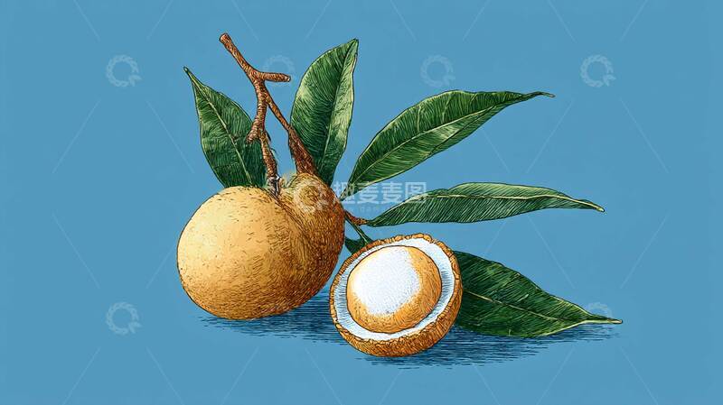 高清大图下载【趣麦麦图】龙眼  水果  夏季2