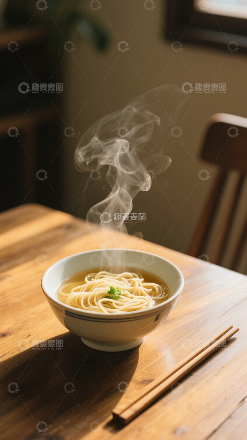 高清大图下载【趣麦麦图】家常味清汤面2