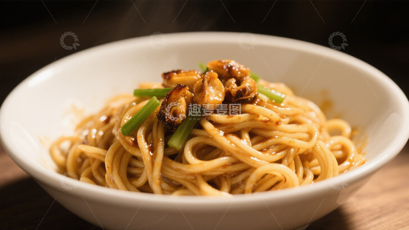 高清大图下载【趣麦麦图】酱汁拌面3