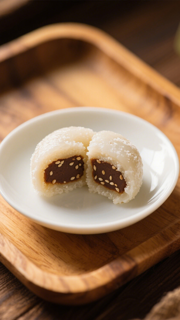 软糯裹甜馅糯米糍2