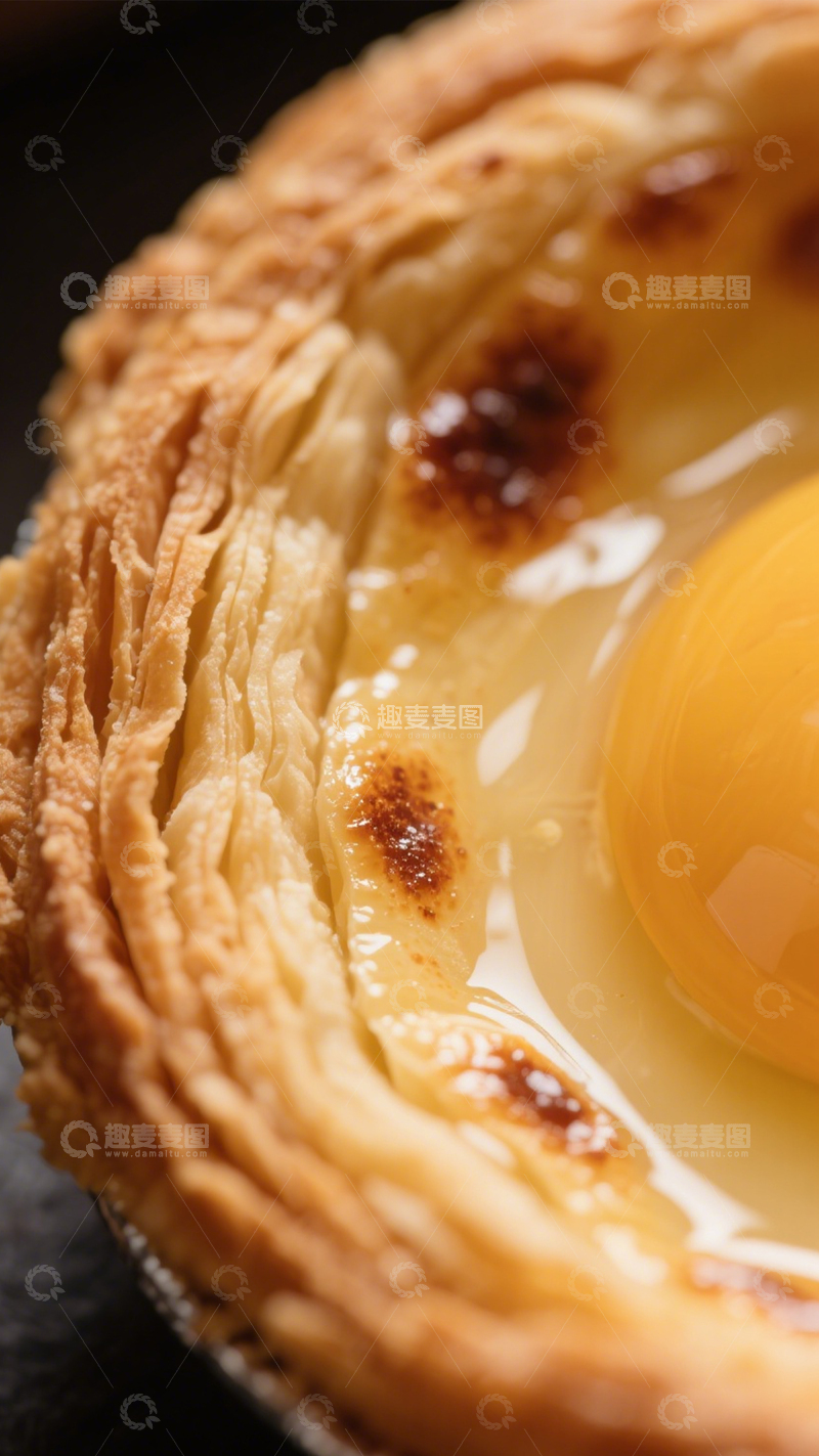 高清大图下载【趣麦麦图】-酥脆蛋挞1