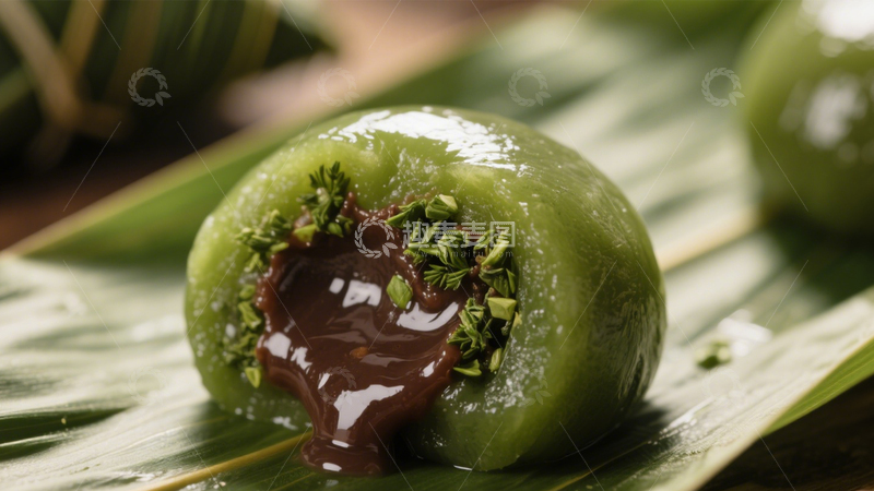 高清大图下载【趣麦麦图】软糯青团4