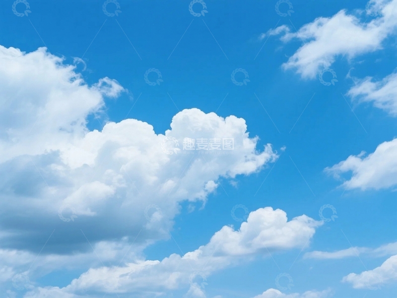 高清大图下载【趣麦麦图】夏日里的蓝天白云