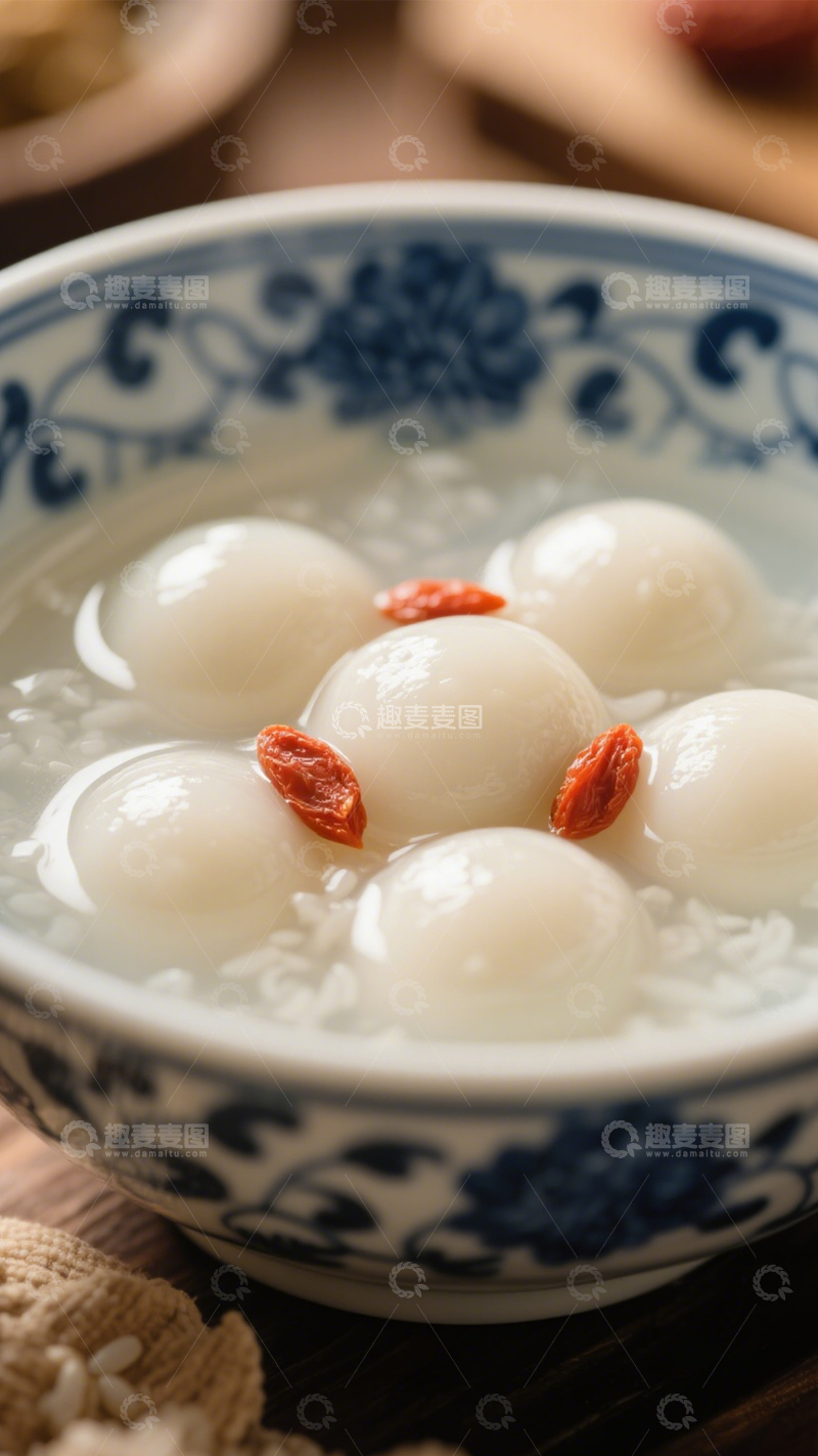 高清大图下载【趣麦麦图】米酒汤圆2