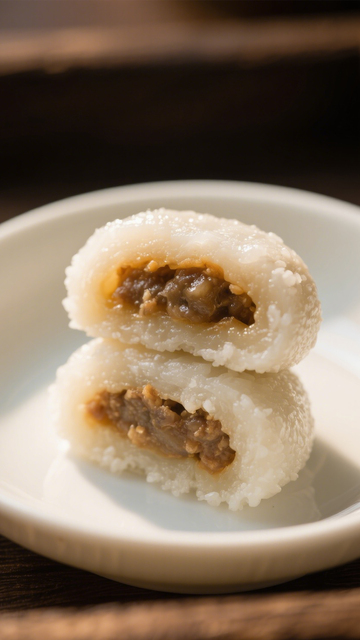 软糯裹甜馅糯米糍1